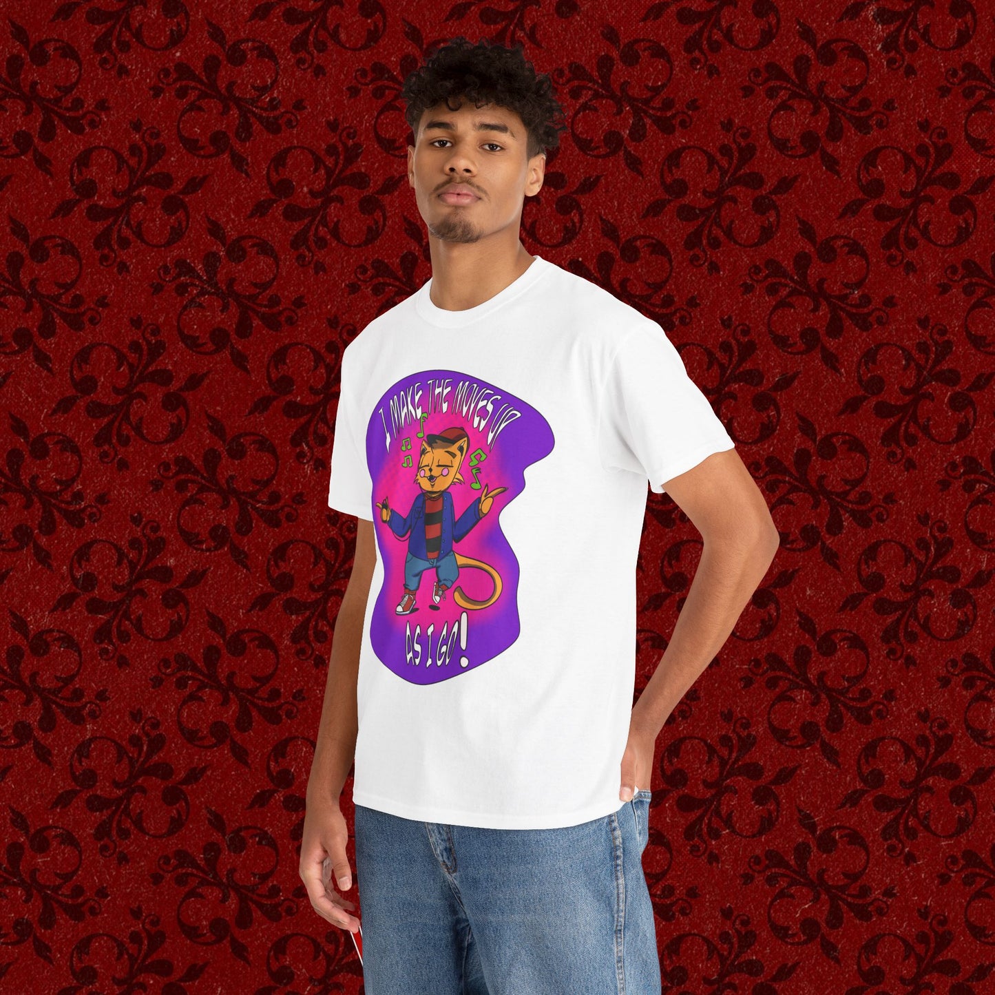 I Make The Moves Up As I Go Graphic Tee Shirt