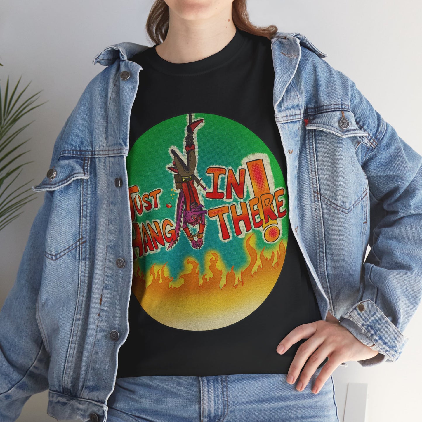 Just Hang In There Graphic Tee Shirt