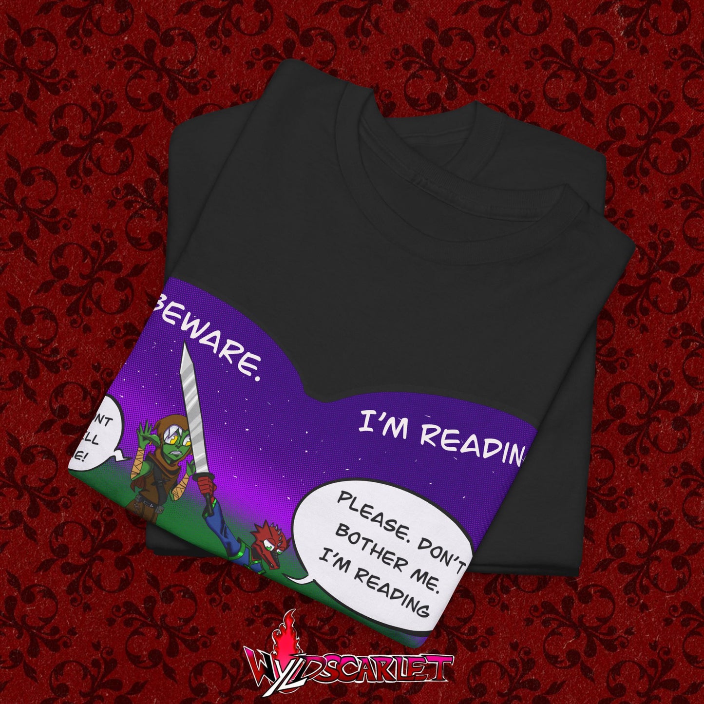 Beware I’m Reading Graphic Tee Shirt