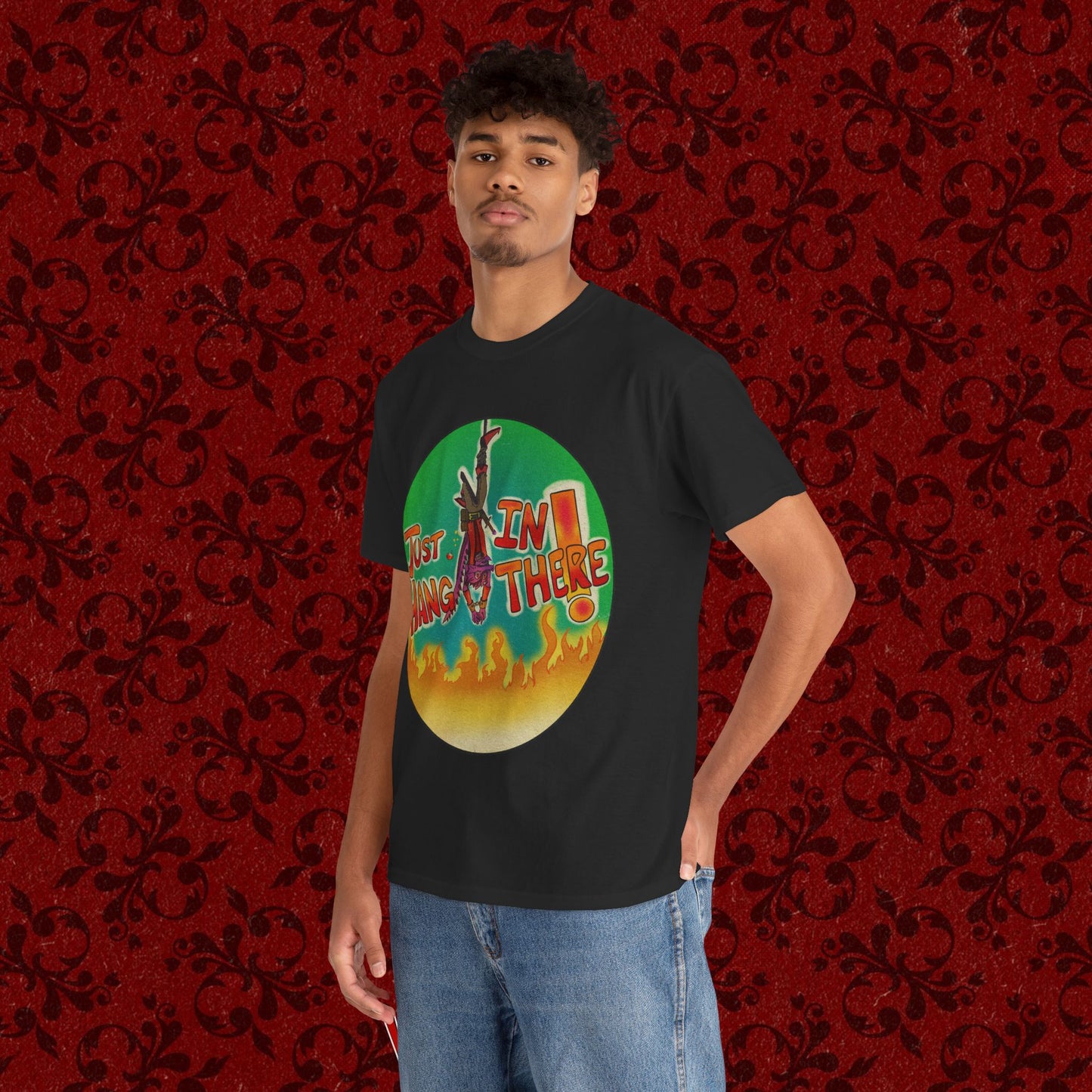 Just Hang In There Graphic Tee Shirt