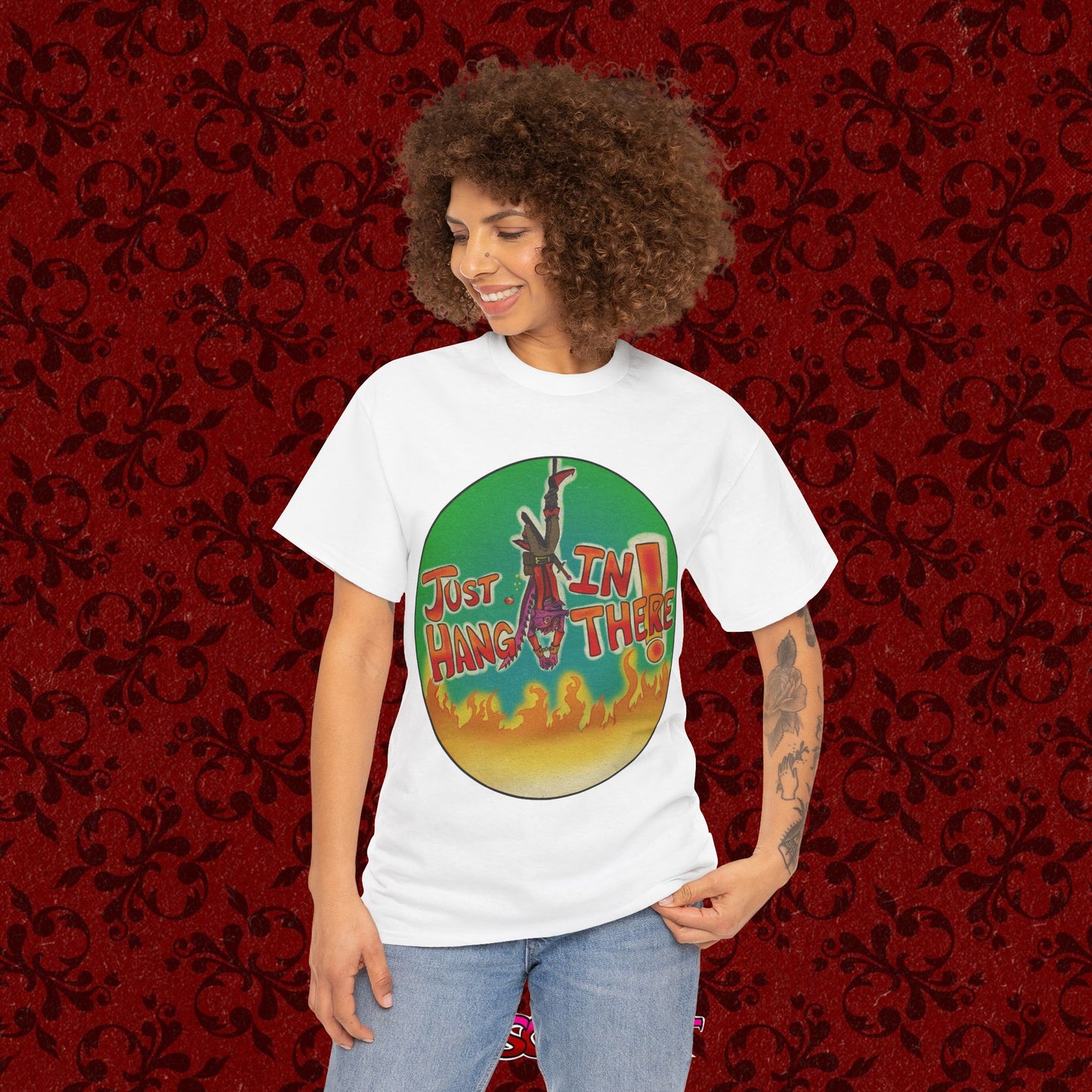 Just Hang In There Graphic Tee Shirt