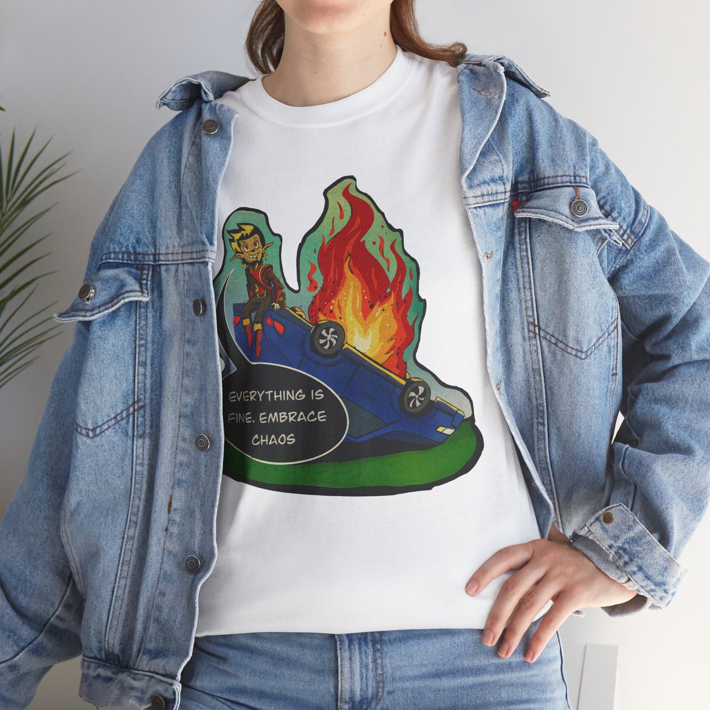 Embrace Chaos Graphic Tee Shirt