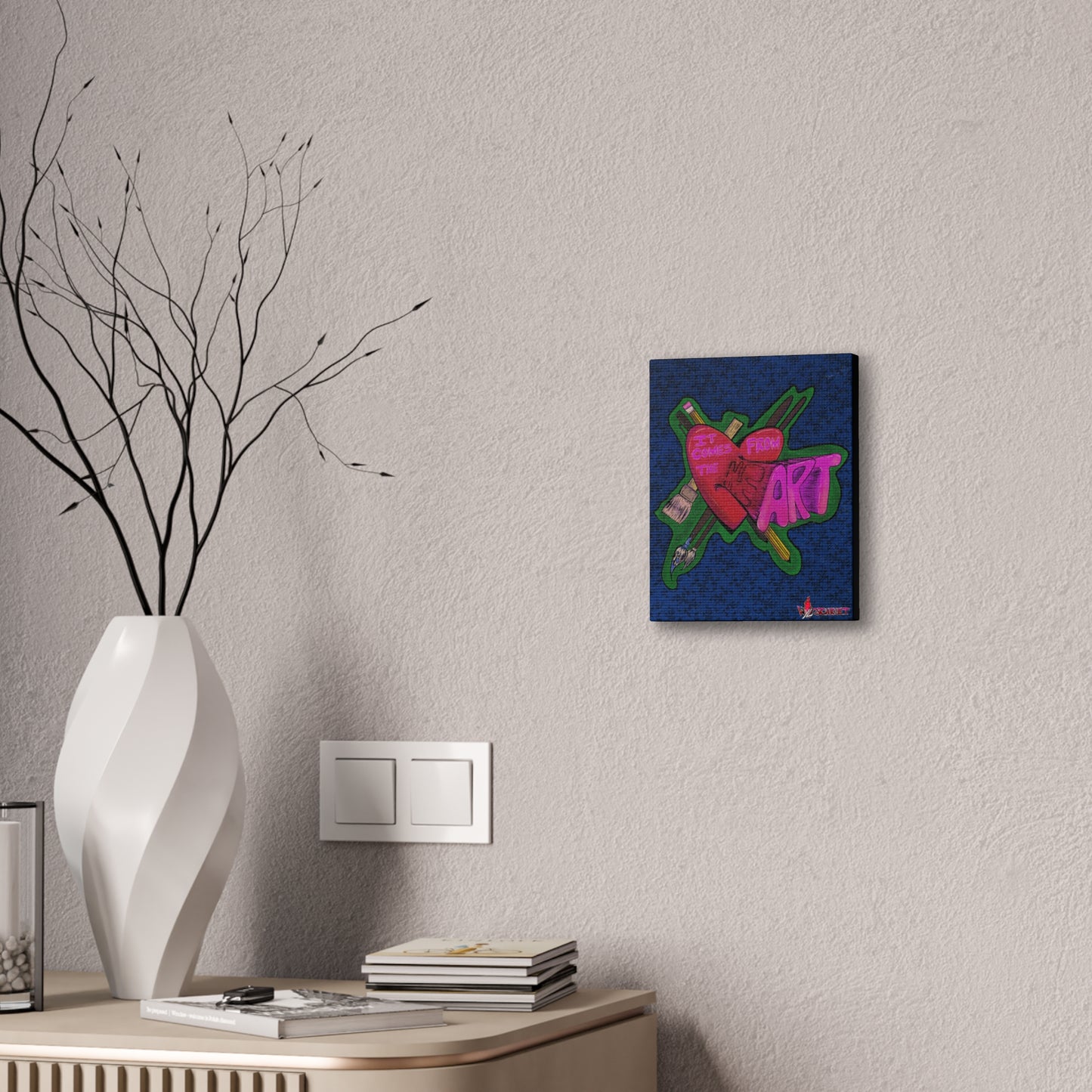 Art Comes From The Heart (Print)