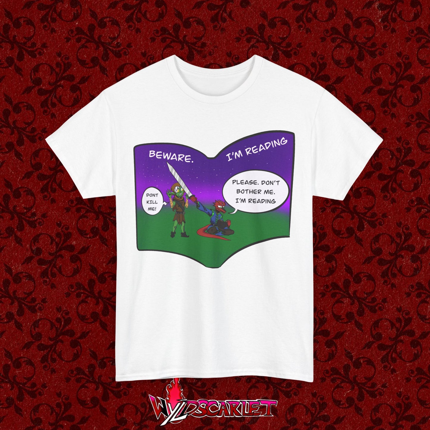 Beware I’m Reading Graphic Tee Shirt