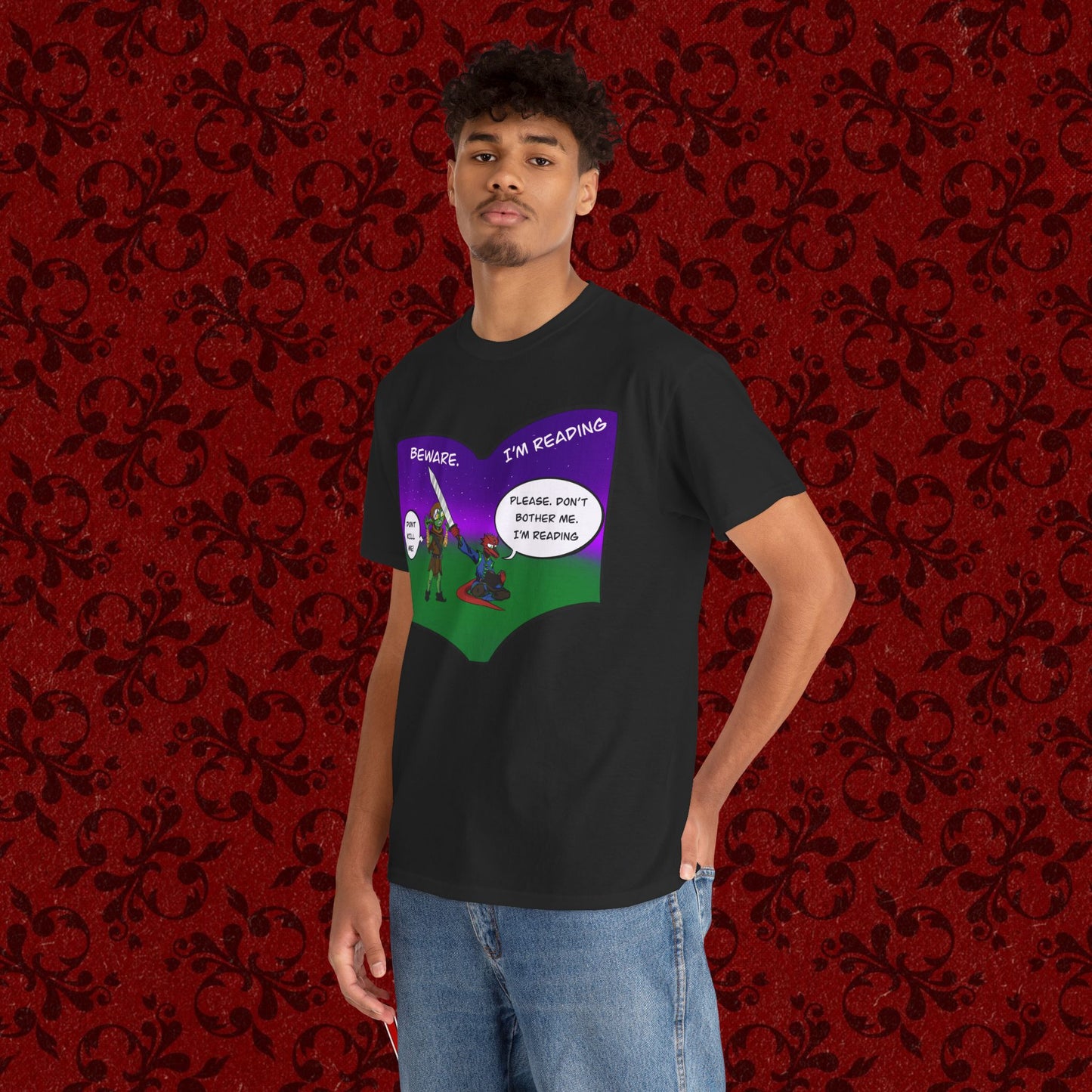 Beware I’m Reading Graphic Tee Shirt