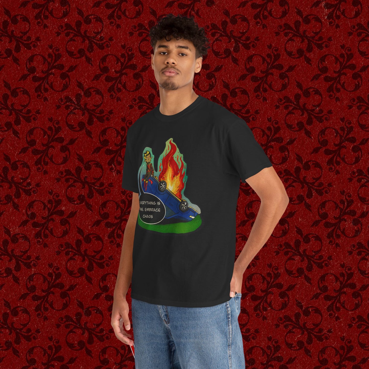 Embrace Chaos Graphic Tee Shirt