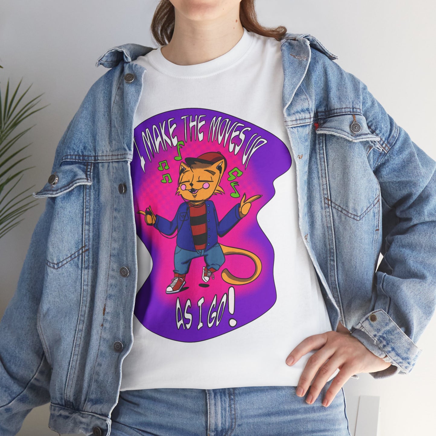 I Make The Moves Up As I Go Graphic Tee Shirt
