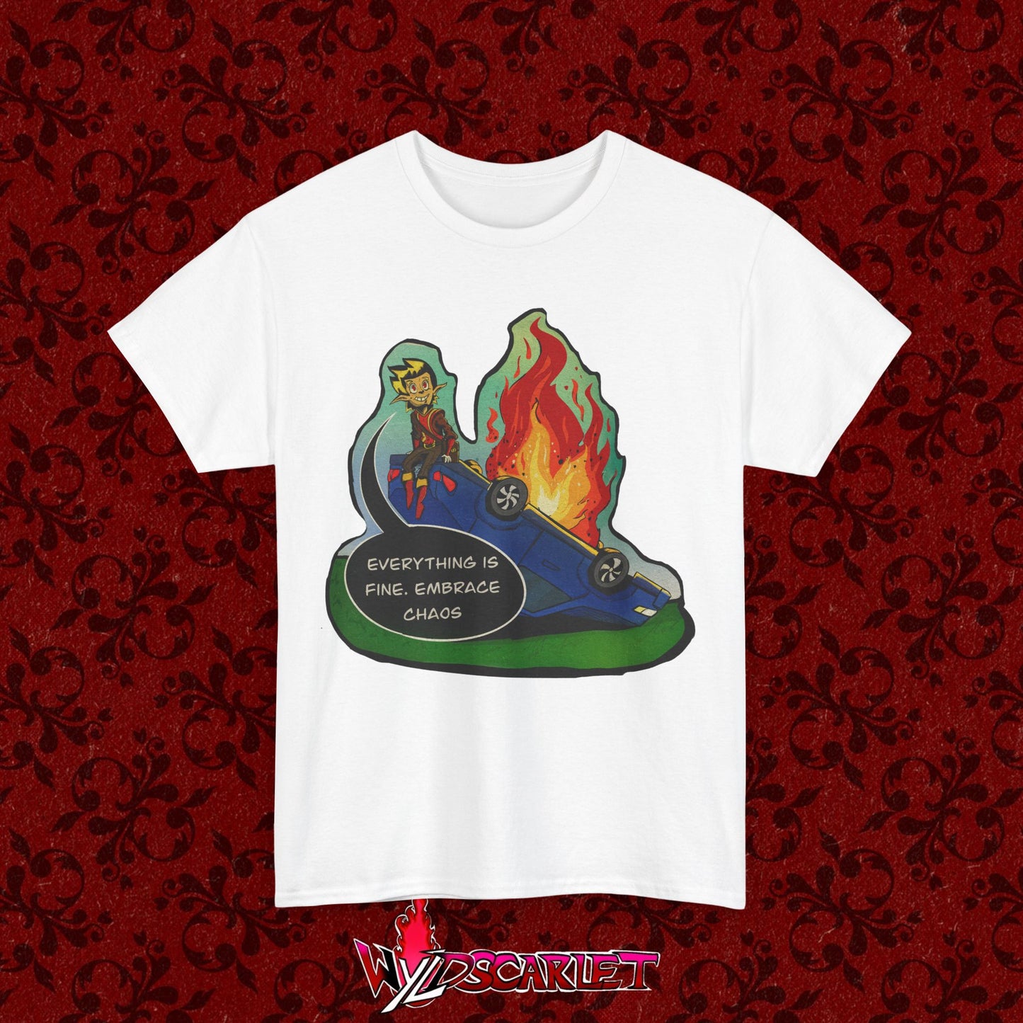 Embrace Chaos Graphic Tee Shirt