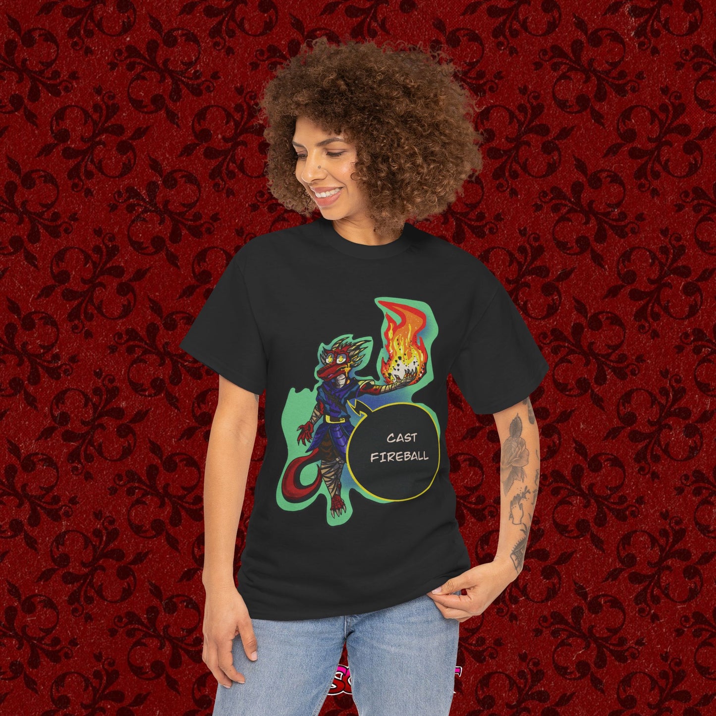 Cast Fireball Graphic Tee Shirt