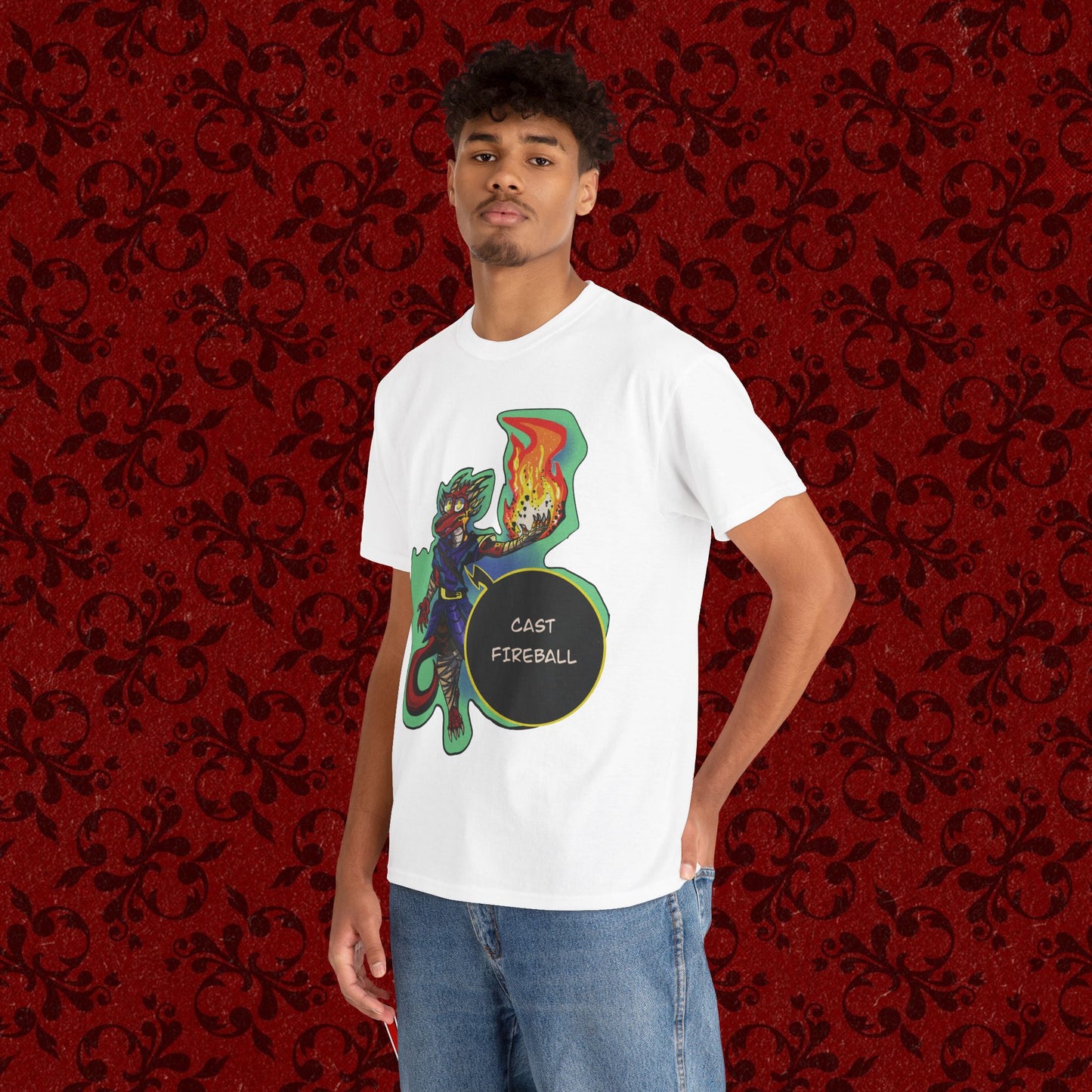 Cast Fireball Graphic Tee Shirt