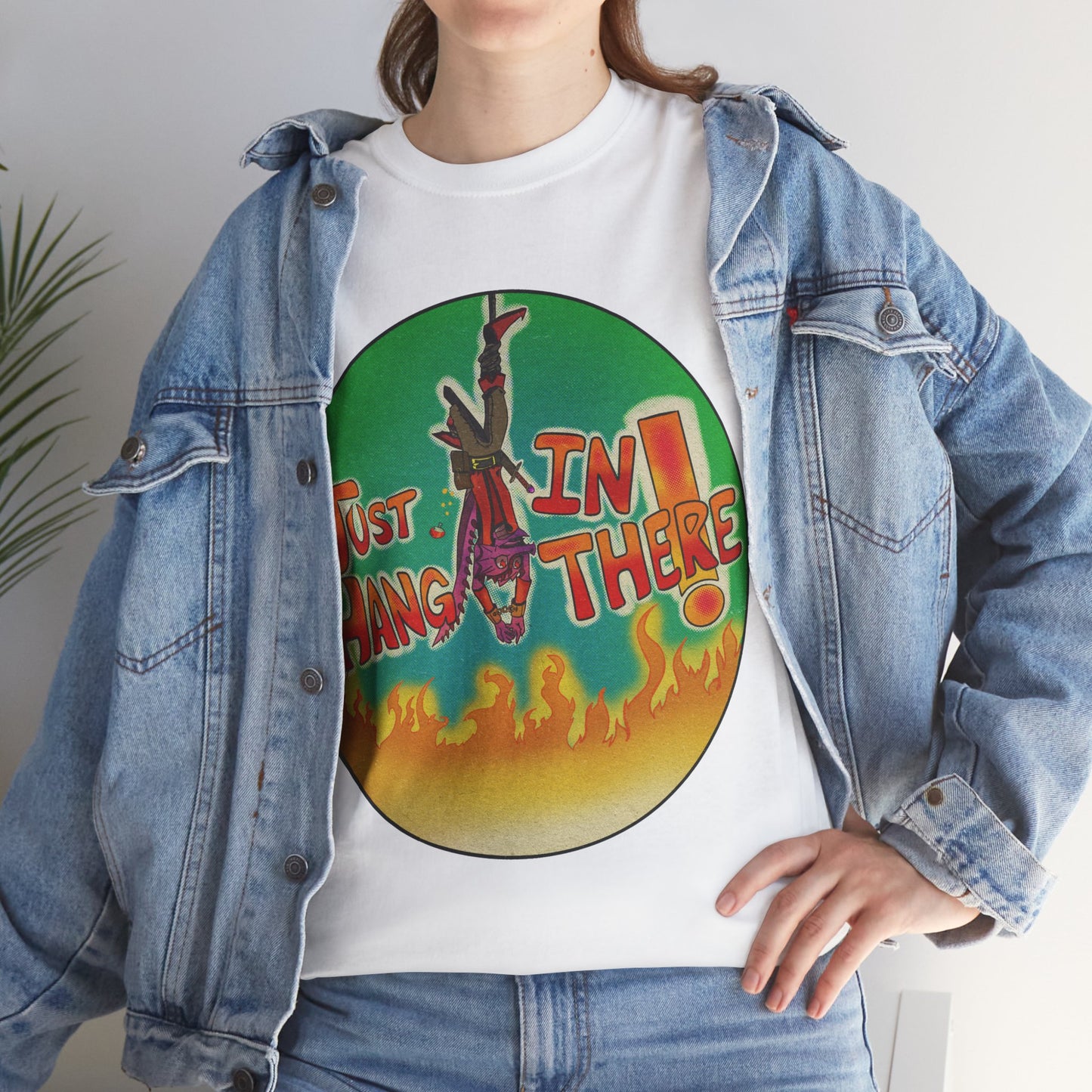 Just Hang In There Graphic Tee Shirt