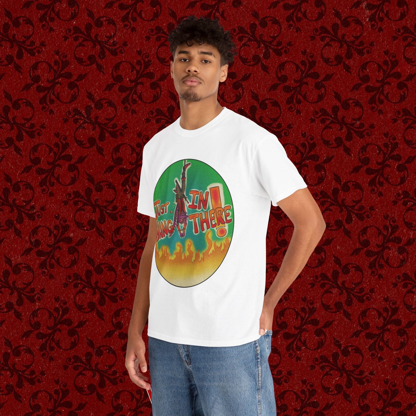 Just Hang In There Graphic Tee Shirt