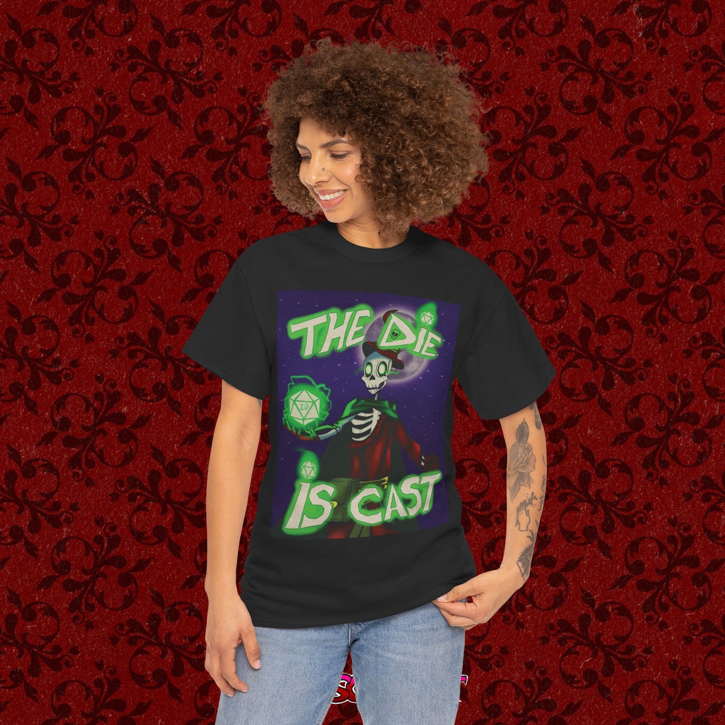 The Die Is Cast Graphic Tee Shirt