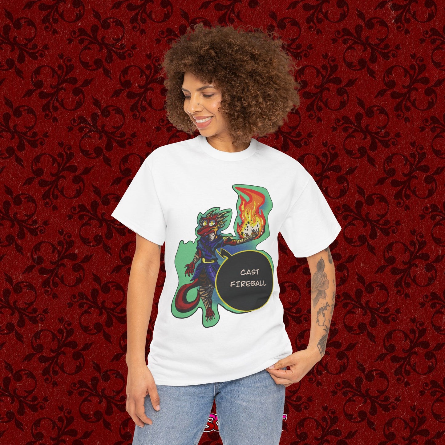 Cast Fireball Graphic Tee Shirt