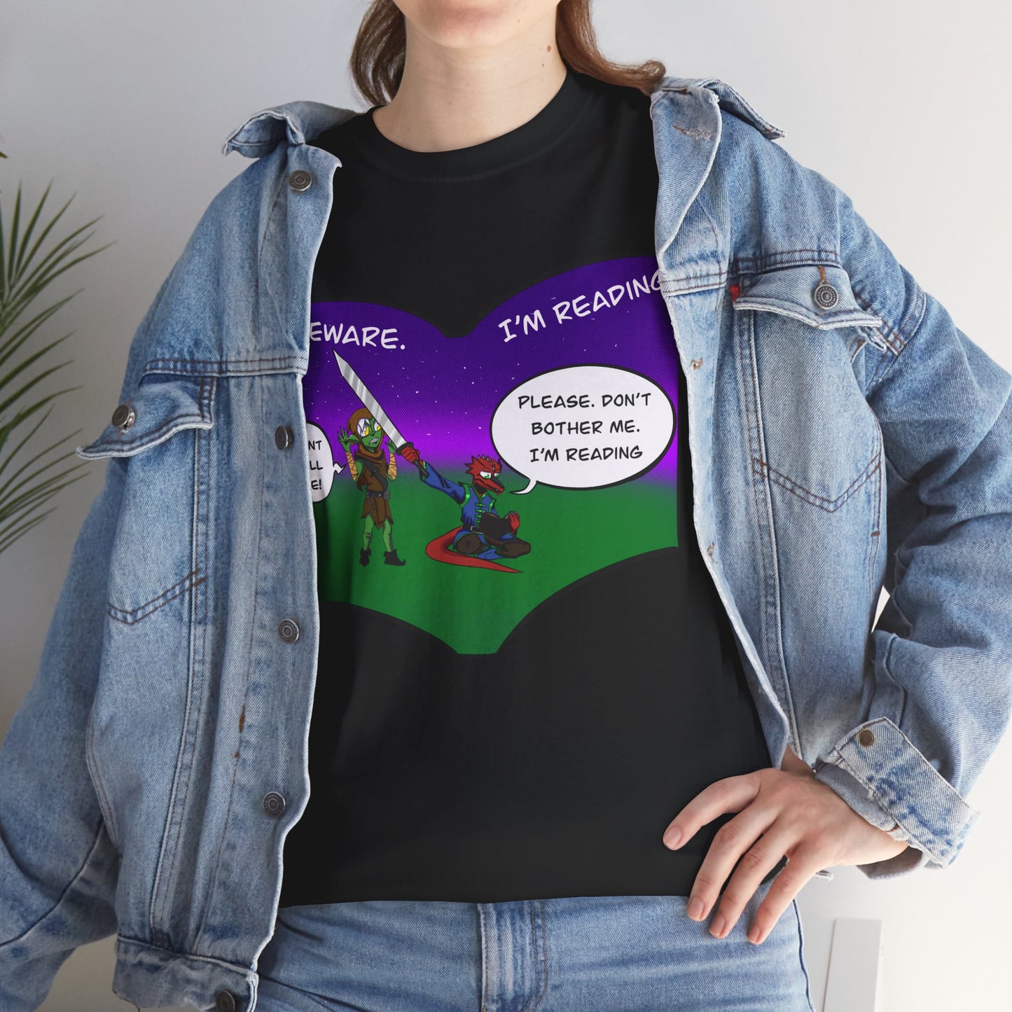 Beware I’m Reading Graphic Tee Shirt
