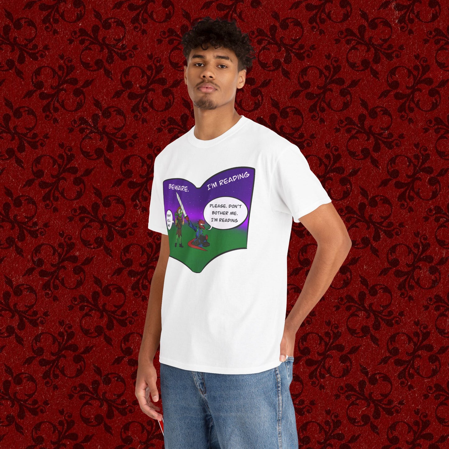 Beware I’m Reading Graphic Tee Shirt