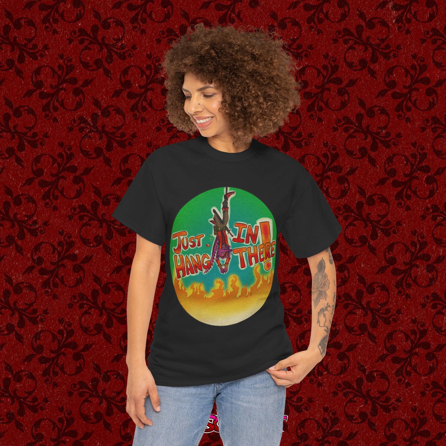 Just Hang In There Graphic Tee Shirt