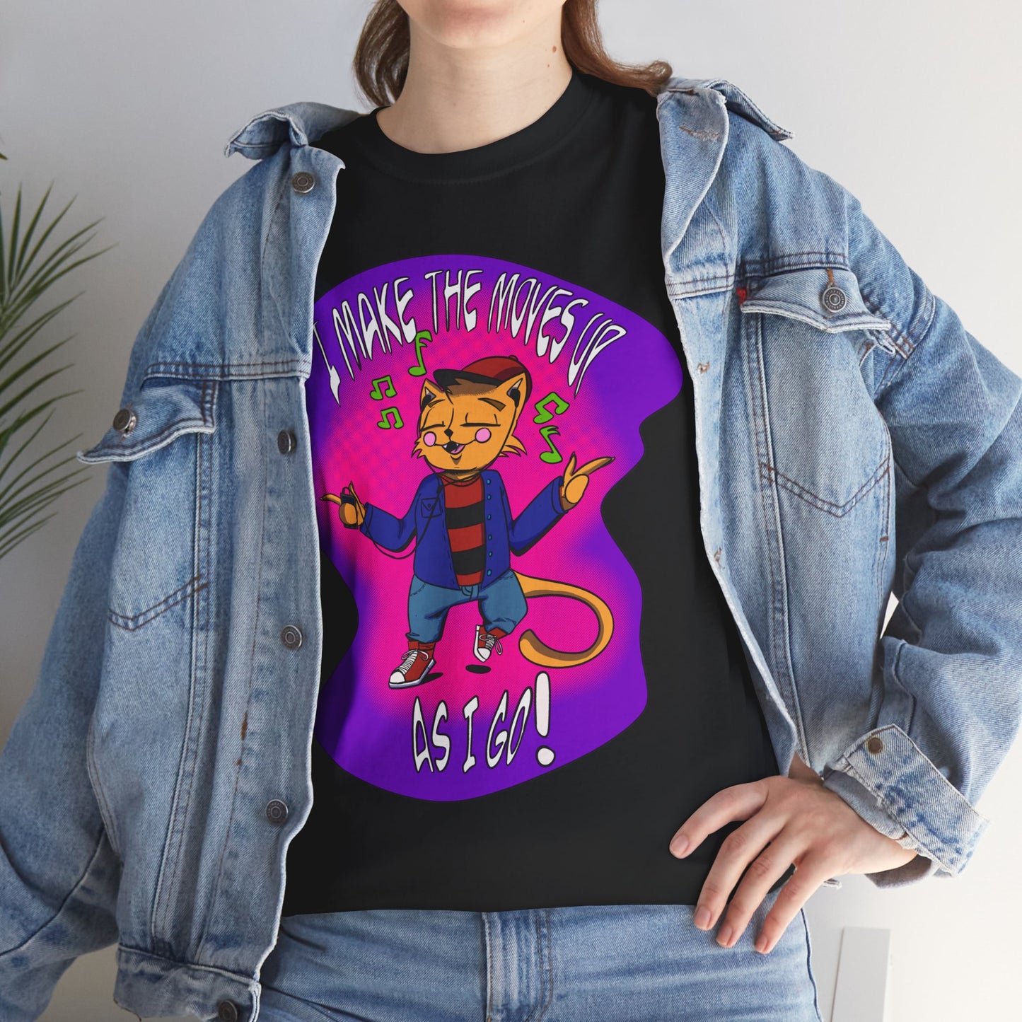 I Make The Moves Up As I Go Graphic Tee Shirt