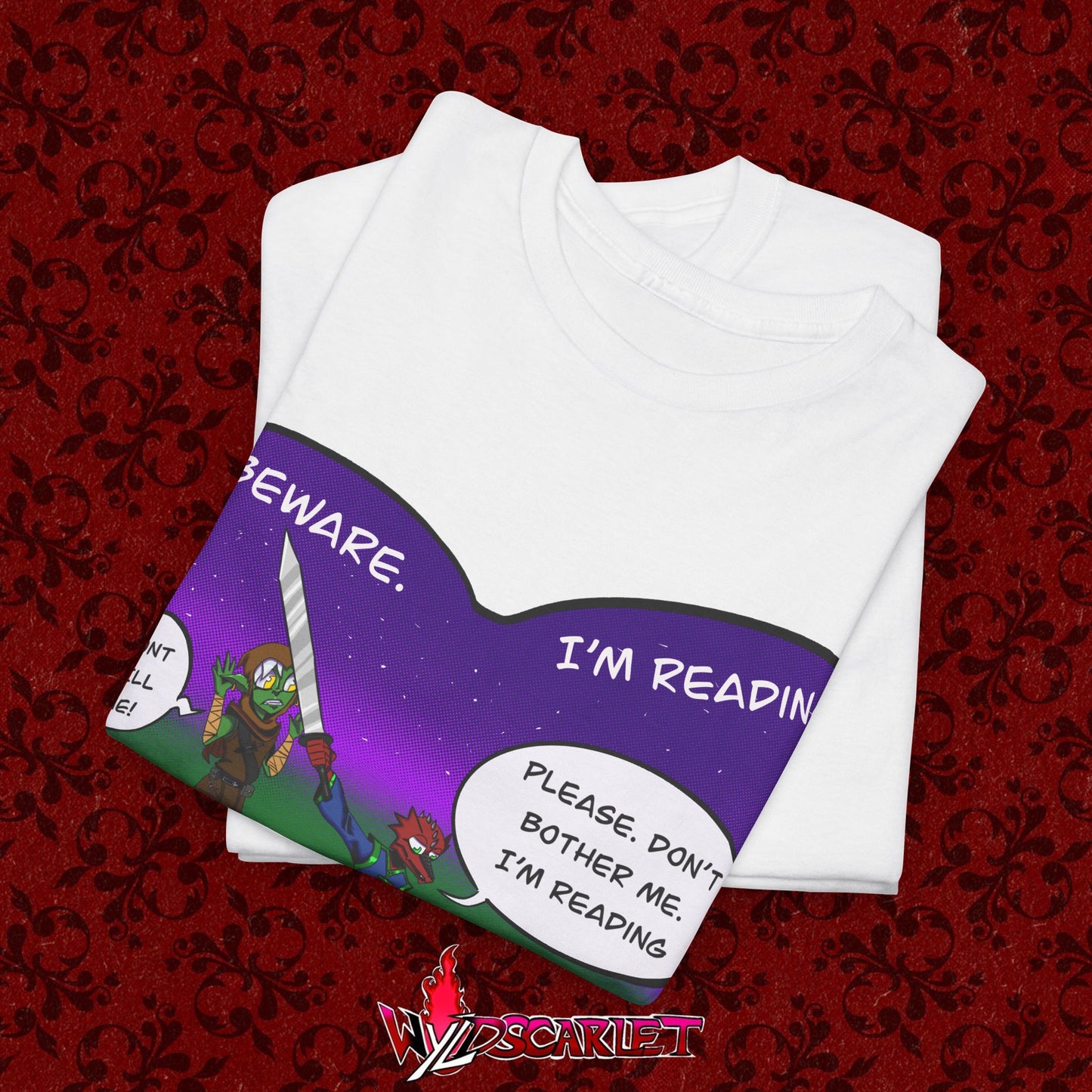 Beware I’m Reading Graphic Tee Shirt