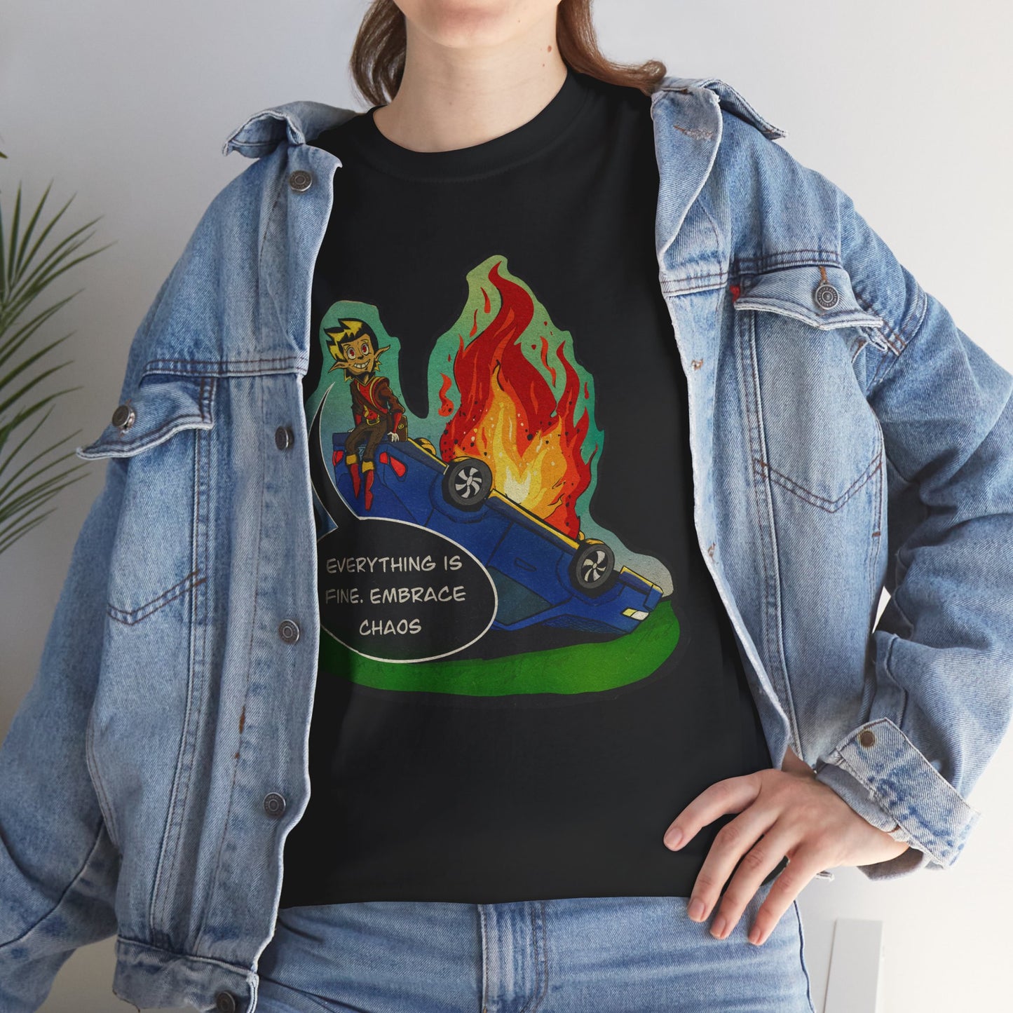 Embrace Chaos Graphic Tee Shirt