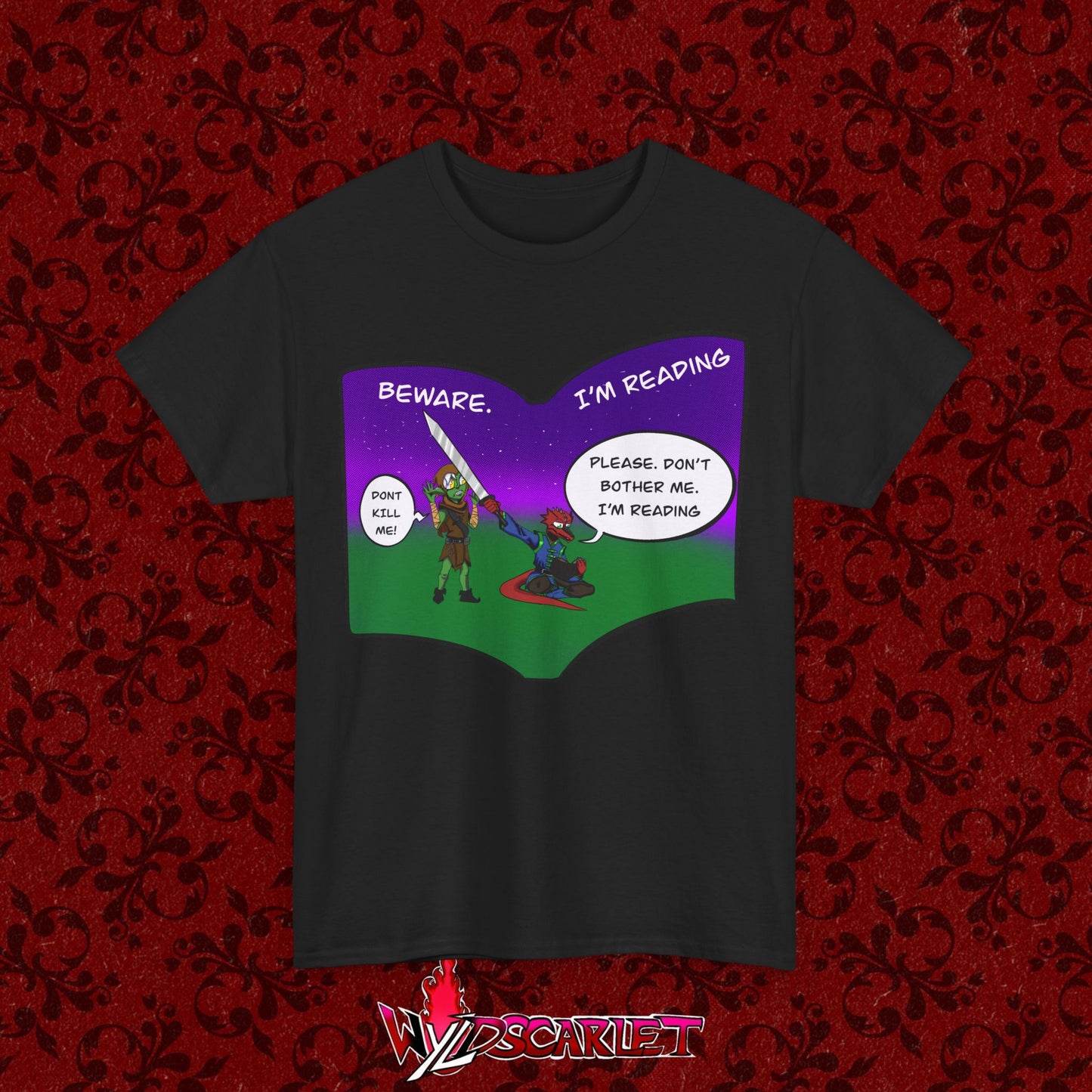 Beware I’m Reading Graphic Tee Shirt