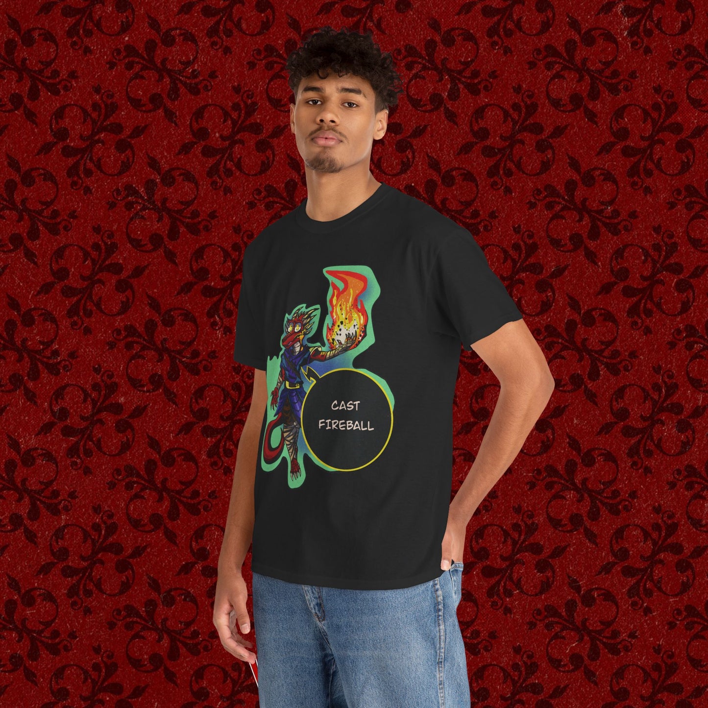Cast Fireball Graphic Tee Shirt