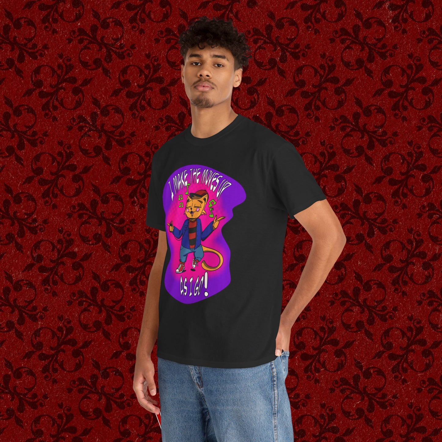 I Make The Moves Up As I Go Graphic Tee Shirt