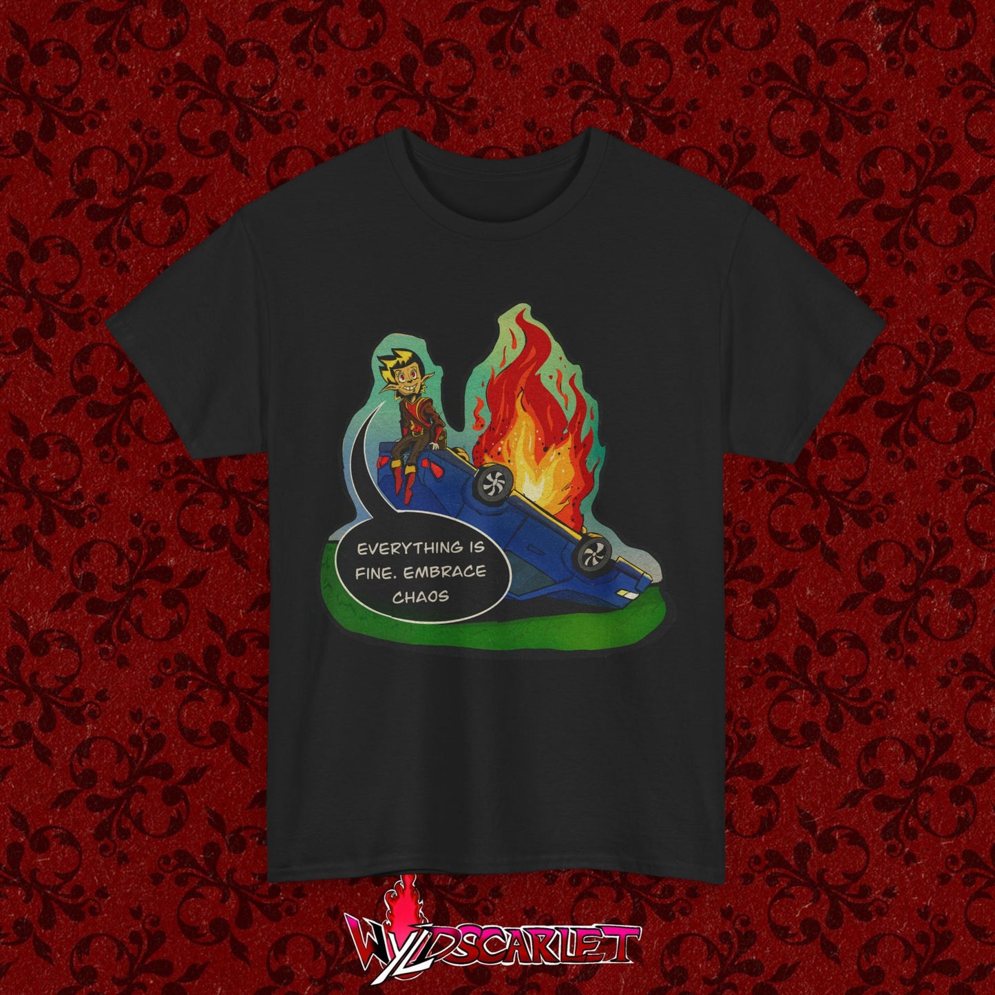 Embrace Chaos Graphic Tee Shirt