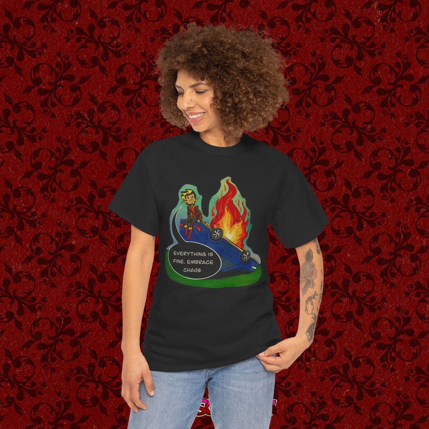 Embrace Chaos Graphic Tee Shirt