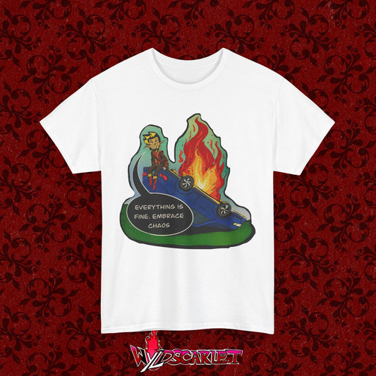 Embrace Chaos Graphic Tee Shirt