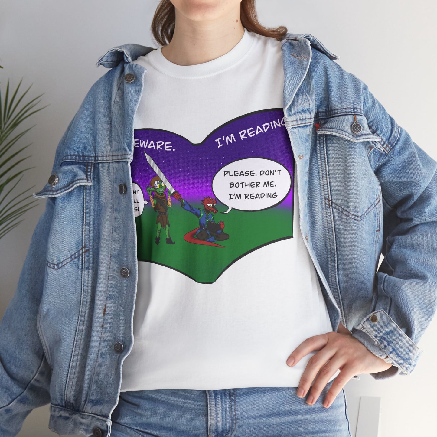 Beware I’m Reading Graphic Tee Shirt